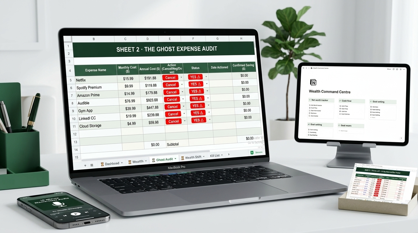 Your 4-Part Wealth Bundle Dashboard